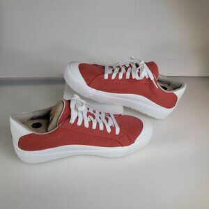 Dr. Scholl's Women's Time Off Max Sneaker in Red - Size 10